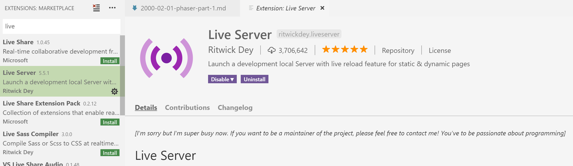 Live Server