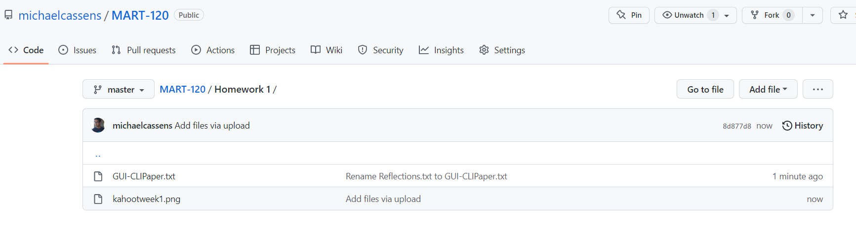 example of github repository