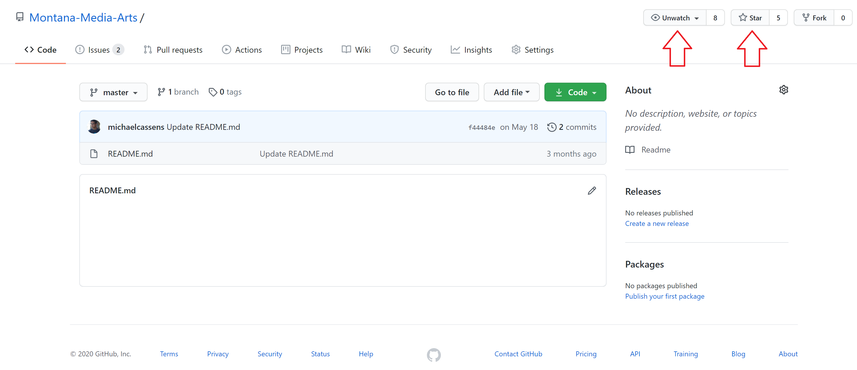 Creative Coding 1, MART 120 | GitHub Repository