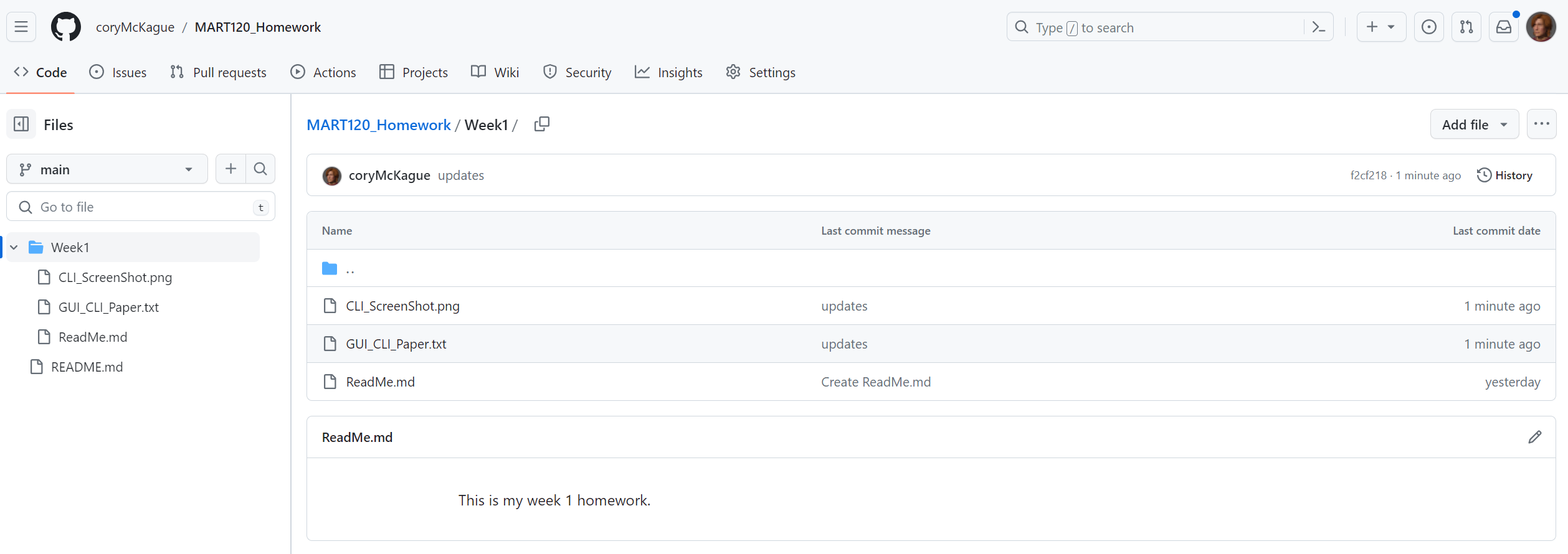 example of github repository