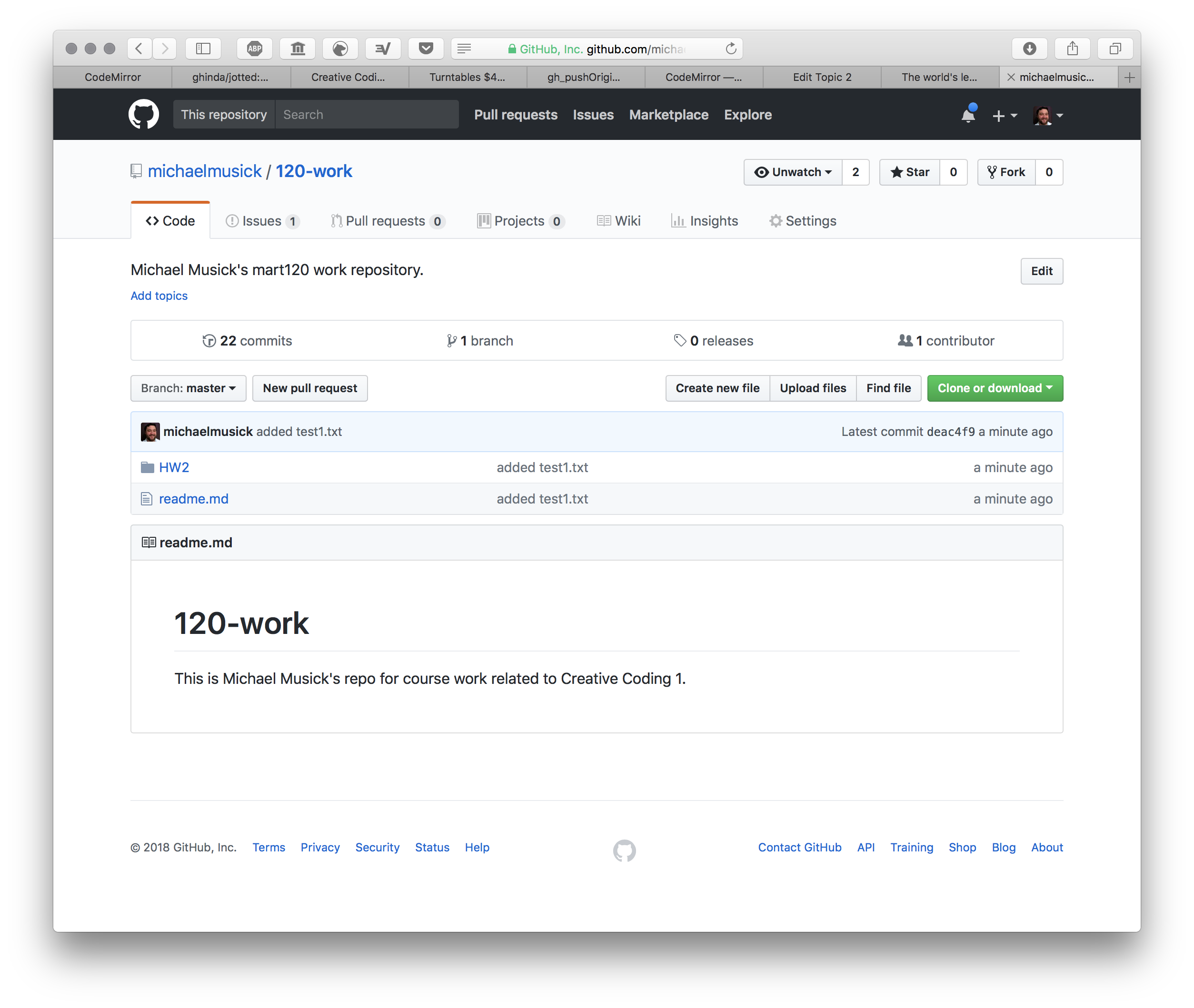 The 120 repo on GitHub