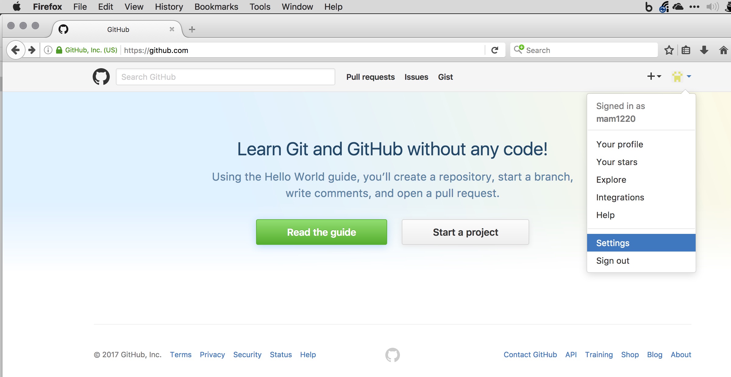 GitHub Profile Setup