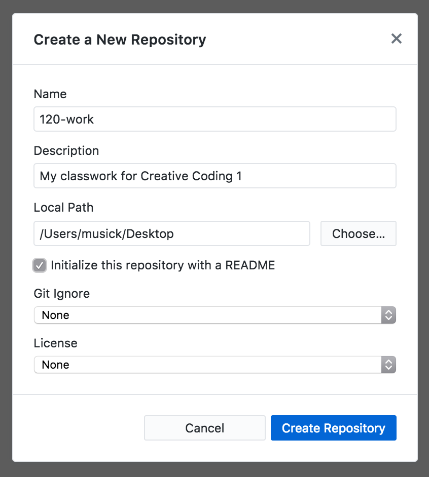 The new repo option box