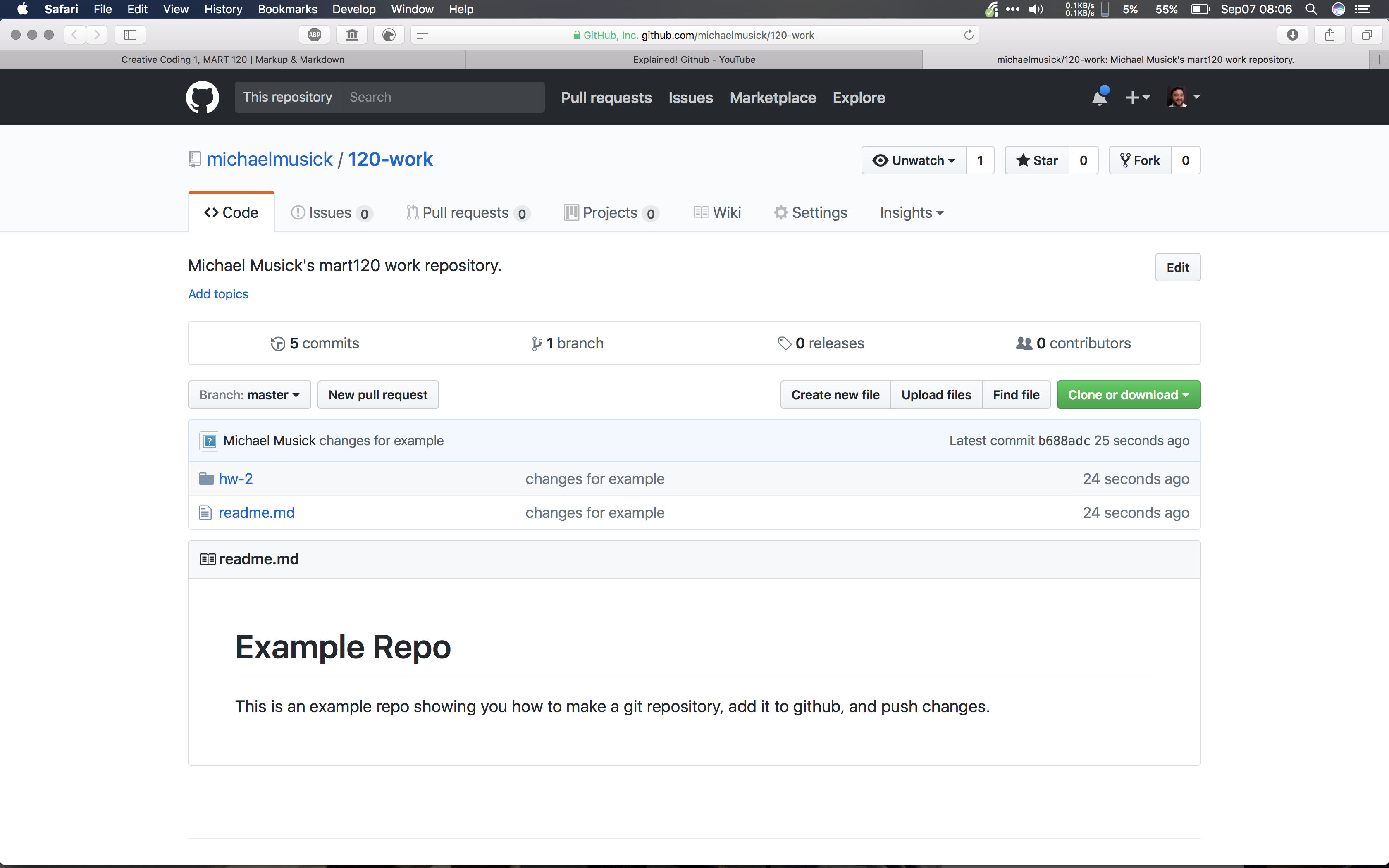 New Repo Dir Example