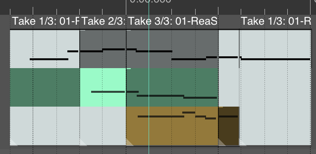 Example of take mode.